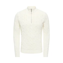 Only & Sons Pulover ONSKIM naravno bela