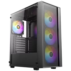 ANTEC AX65 ARGB Midi-T ATX okno gaming črno ohišje
