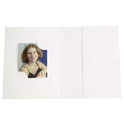 1x100 Daiber Passport Photograph Folders, for 3 sizes , white