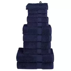 12-dijelni vrhunski set ručnika SOLUND modri 600 gsm