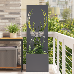 Privatnost u vrtu Antracit 50 x 150 cm Hladno valjana čelična