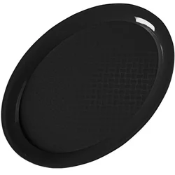 shumee Pladenj Fast Food oval 26,5x19,5cm - črn