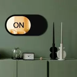 Wallity Ogledalo Ozgl510, 60x30 cm, Zlatne boje