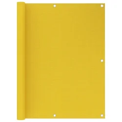 Vidaxl Balkonsko platno rumeno 120x400 cm HDPE