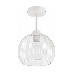 BRILAGI - LED Plafonski luster RETRO GLASS 1xE27/60W/230V prečnik 25 cm beli/proziran