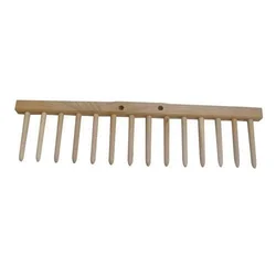 Lesen glavnik 14 lesenih žebljičkov, d.48cm