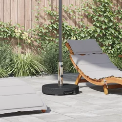 Baza za suncobran Crna O 45 x 37.5 cm Granit