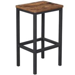 shumee Temno rjav barski stol za kuhinjo, moderen, BEGRYF 40x30x65