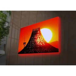 Zidna slika sa LED osvetljenjem 4570DACTBURN-004, 45x70 cm