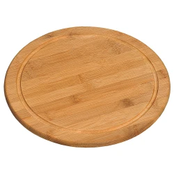 Bamboo serving platter, 25 cm, 1,3 cm thickness - Kesper