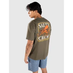 Salty Crew Ink Slinger Standard moška majica dusty olive