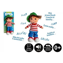 Teddies Honzik lutka krpa plišasta 30 cm/češko govoreča na kartici