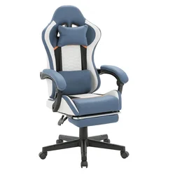 ePlayGame Gejmerska stolica HC-4095 FABRIC BGN crno plava