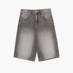 Cropp - Teksas šorts ispranog izgleda - grey