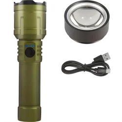 LED Taktička Baterija 20W - Zelena KP40033