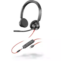 PLANTRONICS Žične slušalice BlackWire 3325 M USB A (Crna)