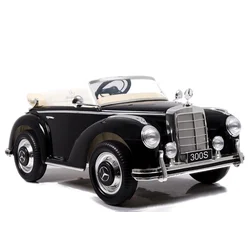 Licencirani auto na akumulator Mercedes 300S - crni/lakirani