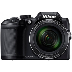 NIKON kompaktni fotoaparat Coolpix B500 + kartica SD 16GB + torba KATA DL-L431 LITE, črn