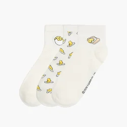 Cropp - 3 pack čarapa Gudetama - white