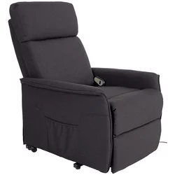 FOTELJA ZA GLEDANJE TELEVIZOR 66/80-97/90-159,5 cm , crna