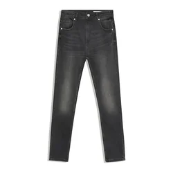 Bershka Kavbojke PAI črn denim