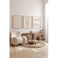 Wallity slika 3Dartsoho31, 3 dijela, 33 x 48 cm