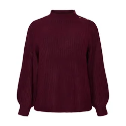 Zizzi Pulover Cacomfy bordo
