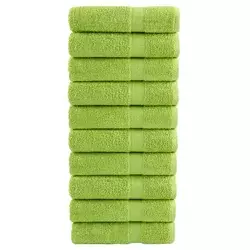 Ručnici za ruke SOLUND 10 kom zeleni 50 x 100 cm 600 gsm
