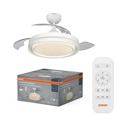 Osram - LED prigušiva svetiljka sa ventilatorom PONIENTE LED/36W/230V 3000/4000/6500K + daljinski upravljač