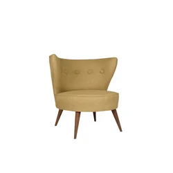 Atelier Del Sofa Krilni stol, Riverhead - mlečno rjava