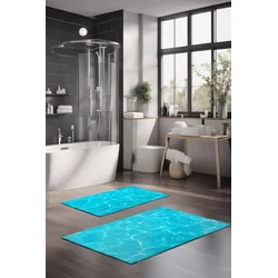 Lessentiel Maison Set prostirki za kupatilo CT-5204, 2 Komada, Tirkizna