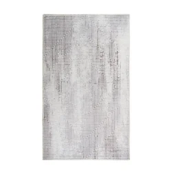 Kayoom RAVNO TKANA PREPROGA Maya 600 Grau   160/230 cm  tkano siva