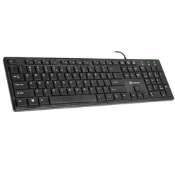 TRACER Standardna USB tastatura low profile keys US layout crna Ofis