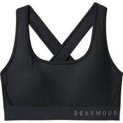 Under Armour ARMOUR MID CROSSBACK BRA, ženski športni nedrček, črna