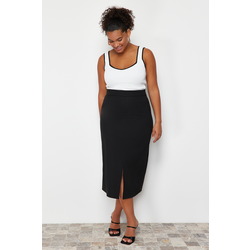 Trendyol Curve Ecru Bodycon Knitwear Blouse