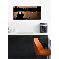 Wallity Zidni sat 2P2828CS-16, 60x28 cm, 2 dela