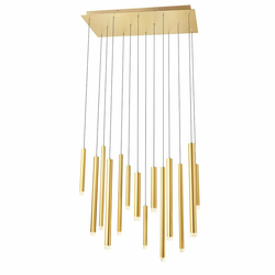 Redo 01-2054 - LED luster na sajli MADISON 14xLED/4W/230V zlatna