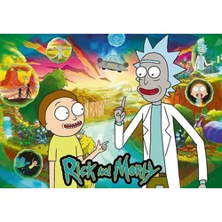Trefl - Puzzle Premium Plus: Rick in Morty - 1 000 kosov