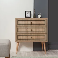 Aberto Design Komoda Trio 80x90x40cm Hrast