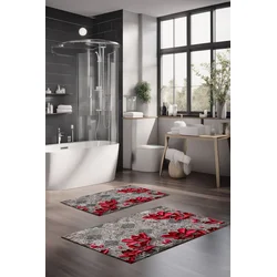 Lessentiel Maison Set prostirki za kupatilo CT-5225, 2 Komada, Siva