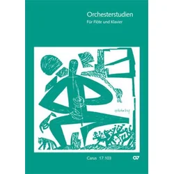 DOHN:ORCHESTERSTUDIEN FLOTE UND KLAVIER