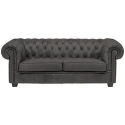 Landscape CHESTERFIELD ZOFA, temno siva tekstil