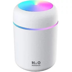 Venisymlis Mini Vlažilec, Hladen In Barvit Mini Vlažilec, Vrhunski Sistem Vlaženja S 300 Ml Rezervoarjem Za Vodo, Polnjenje Prek Usb-Ja, (22060937)