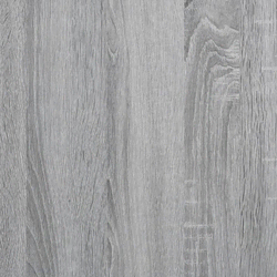 Komoda siva boja hrasta 60 x 31 x 70 cm od konstruiranog drva
