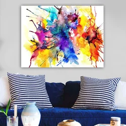 Wallity Dekorativna slika na platnu, 70x100cm, Šarena