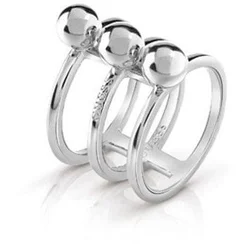 Guess Trojni obroč UBR85015 (Vezje 54 mm)