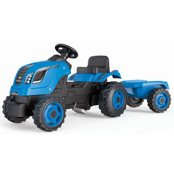 Smoby Farmer XL plavi motocikl s kolicima