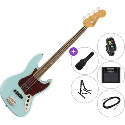 Fender Squier Classic Vibe 60s Jazz Bass IL SET 2 Daphne Blue Električna bas kitara