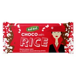 MLEČNA KAKAO TABLA RIŽA BAŠ BAŠ 130G