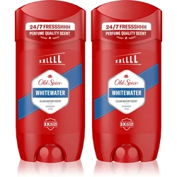 Old Spice Whitewater trdi deodorant za moške 2x85 ml